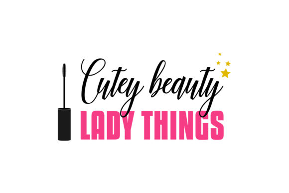 Cutey Beauty Lady Things SVG Cut File