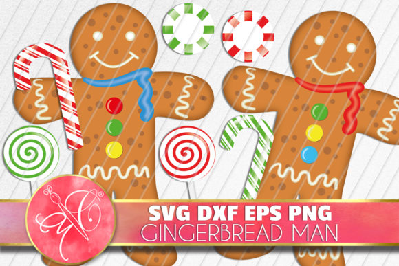 Gingerbread Man SVG: A Festive Embroidery Design for Craft Projects