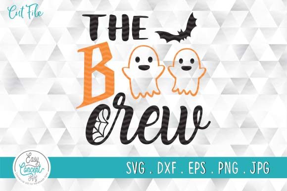 The Boo Crew Svg, Kids Halloween Svg