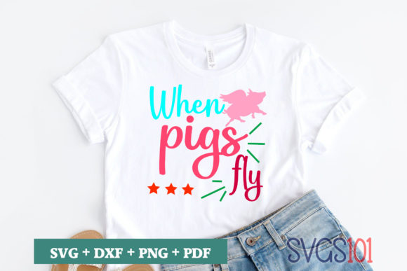 When Pigs Fly SVG