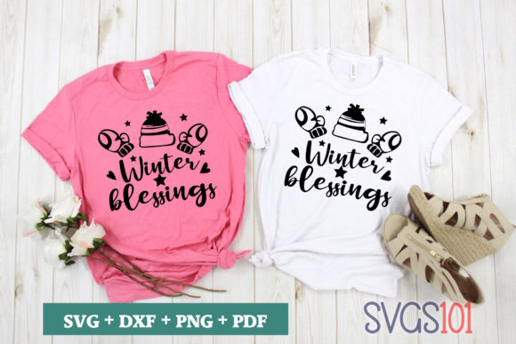 Winter Blessings SVG Artwork